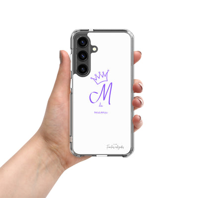 Coque blanche pour Samsung® "M pour mamu"