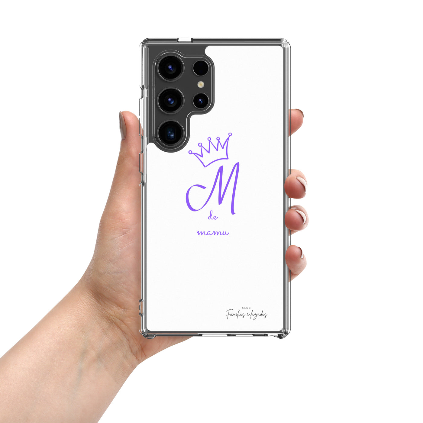 Funda blanca para Samsung® "M de mamu"