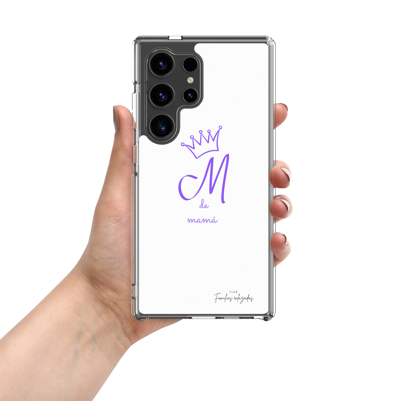 Funda blanca para Samsung® "M de mamá"