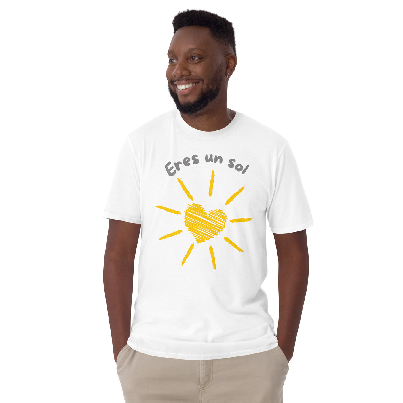 Camiseta de manga corta unisex “Eres un sol”