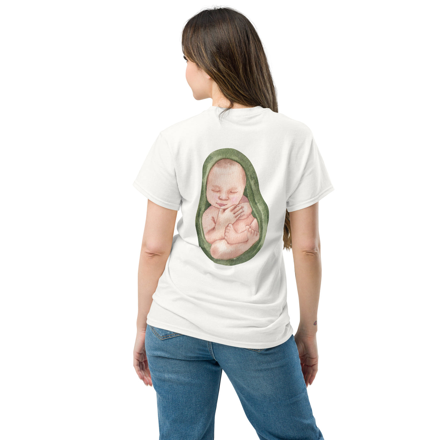 T-Shirt „Schwangerschaft und Baby“.