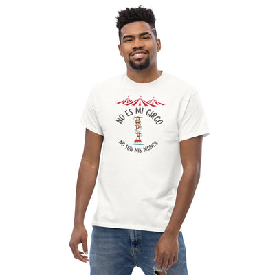 T-shirt unisexe « Ce n'est pas mon cirque »