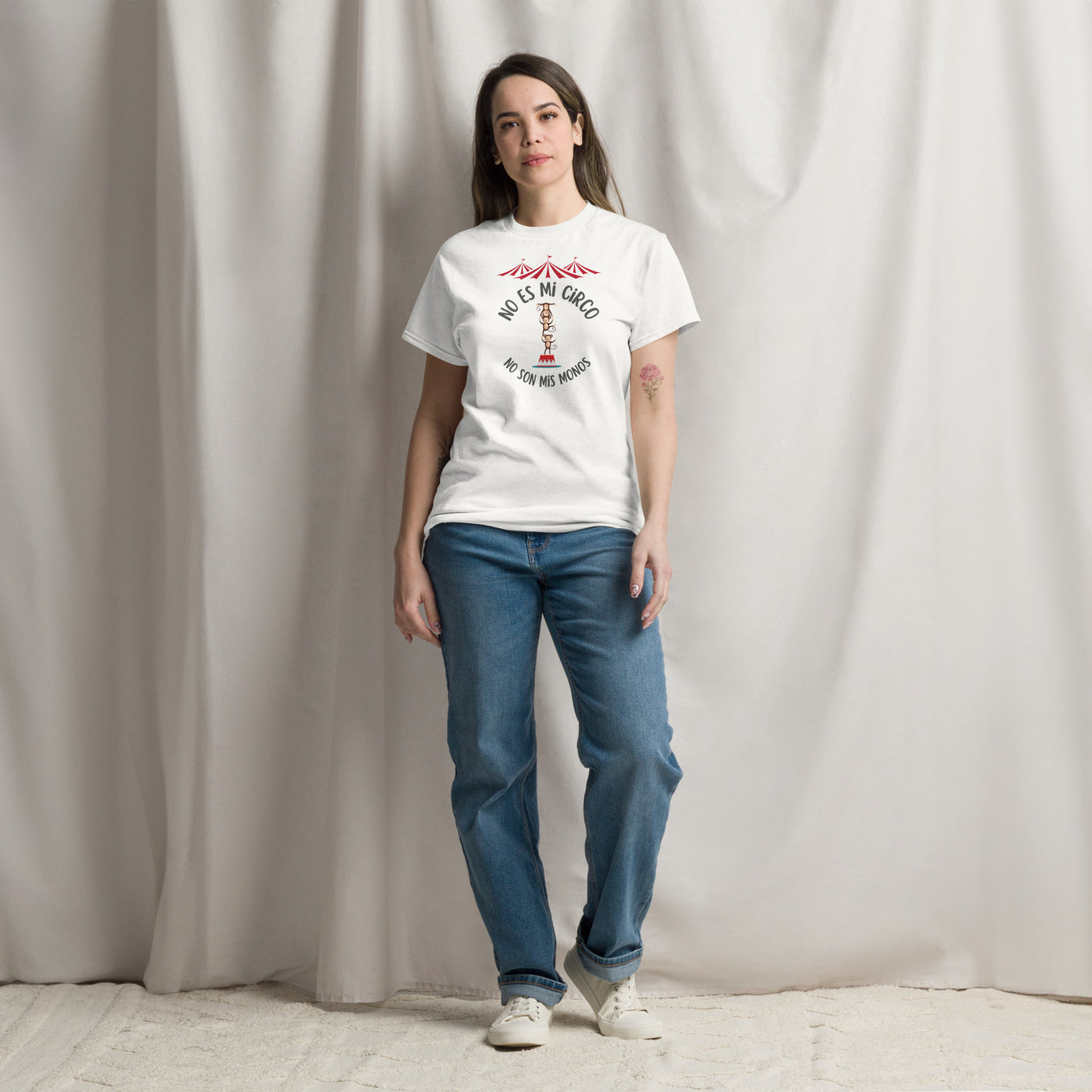 T-shirt unisexe « Ce n'est pas mon cirque »