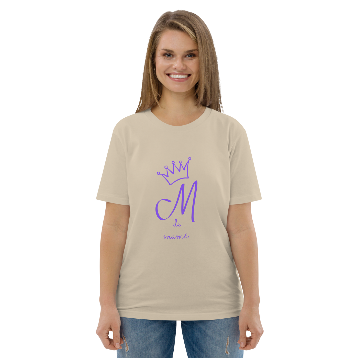 Camiseta de algodón orgánico unisex "M de mamá"