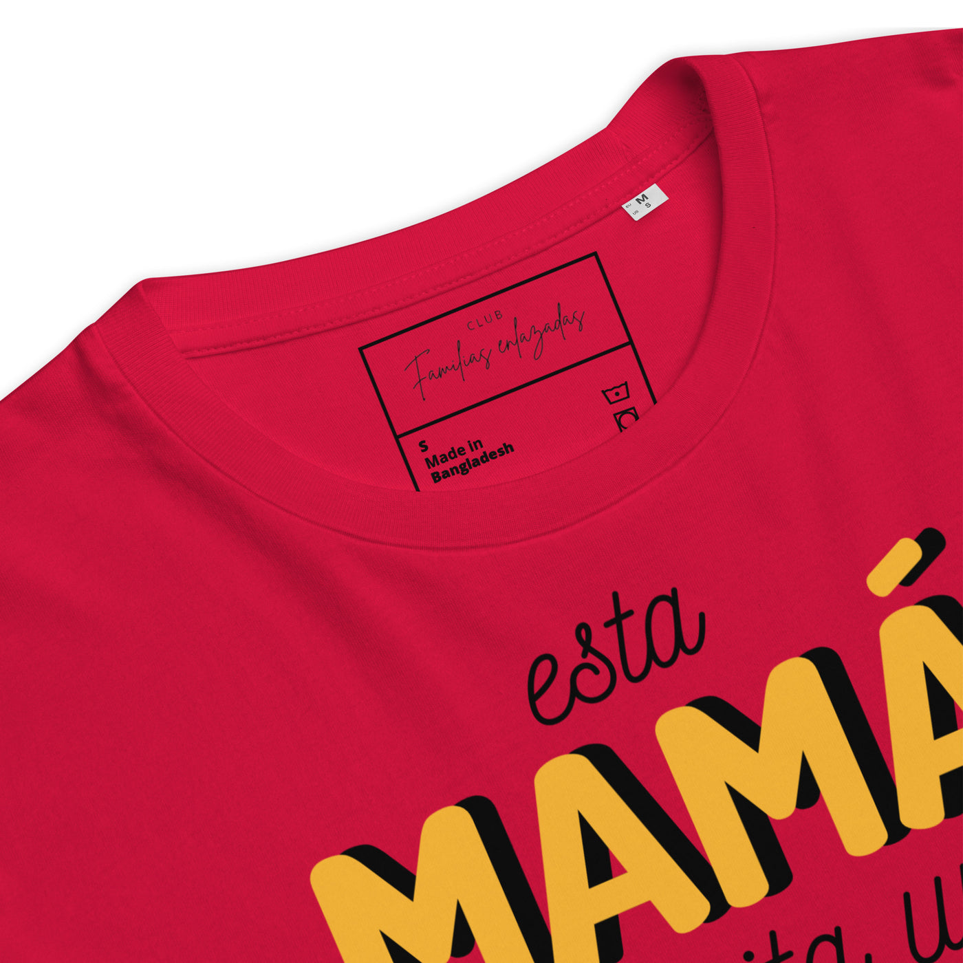 Camiseta de algodón orgánico "Esta mamá necesita un reset"