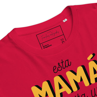 Camiseta de algodón orgánico "Esta mamá necesita un reset"