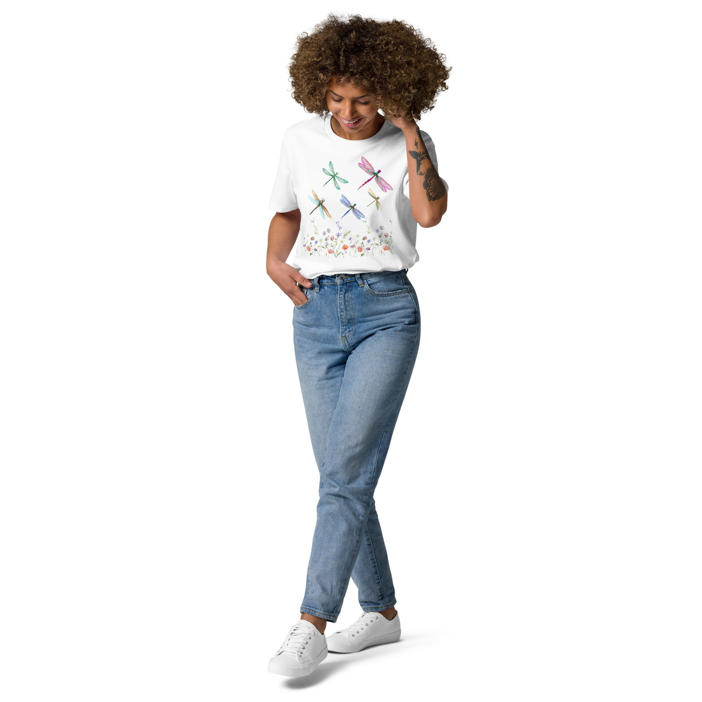 T-shirt « Libellules » en coton bio