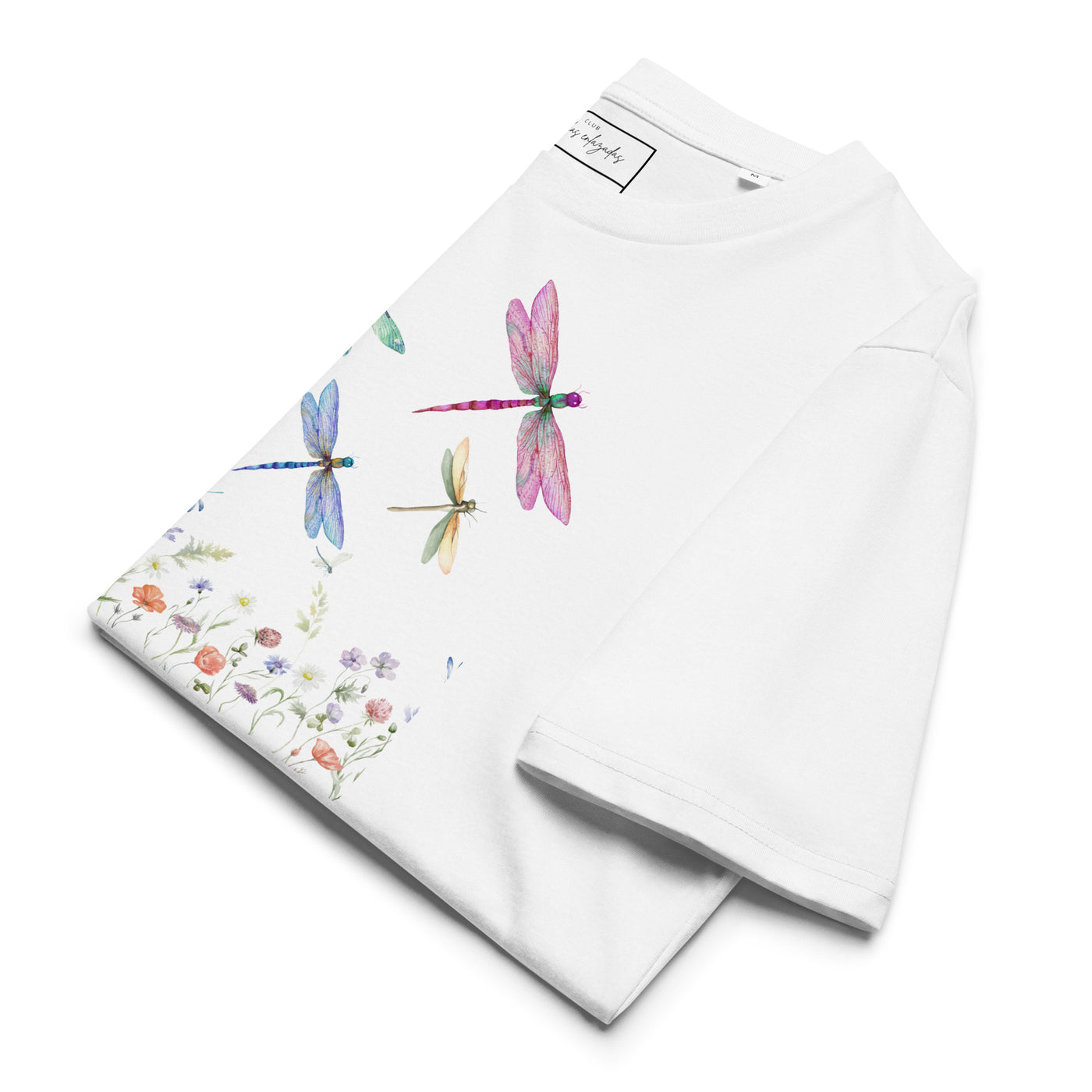 T-shirt « Libellules » en coton bio