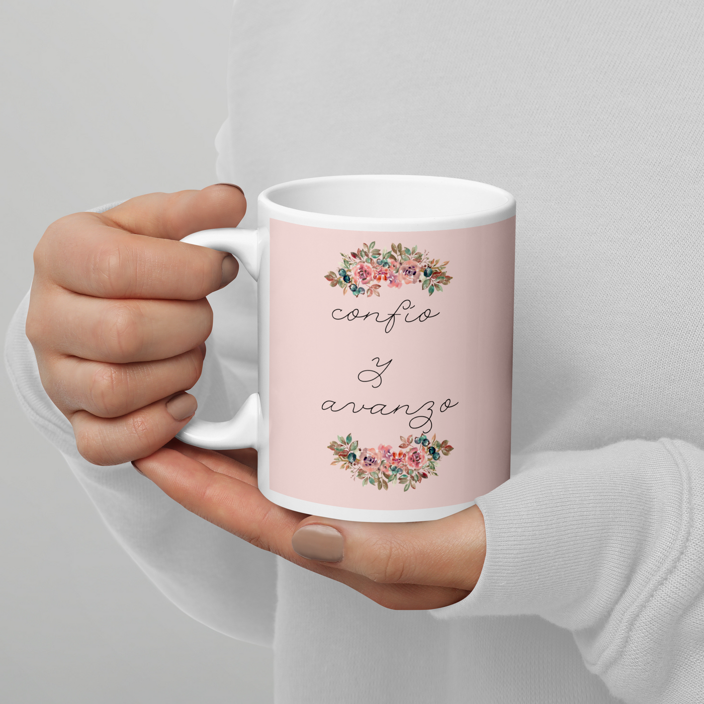 Taza "Suelto y confío"