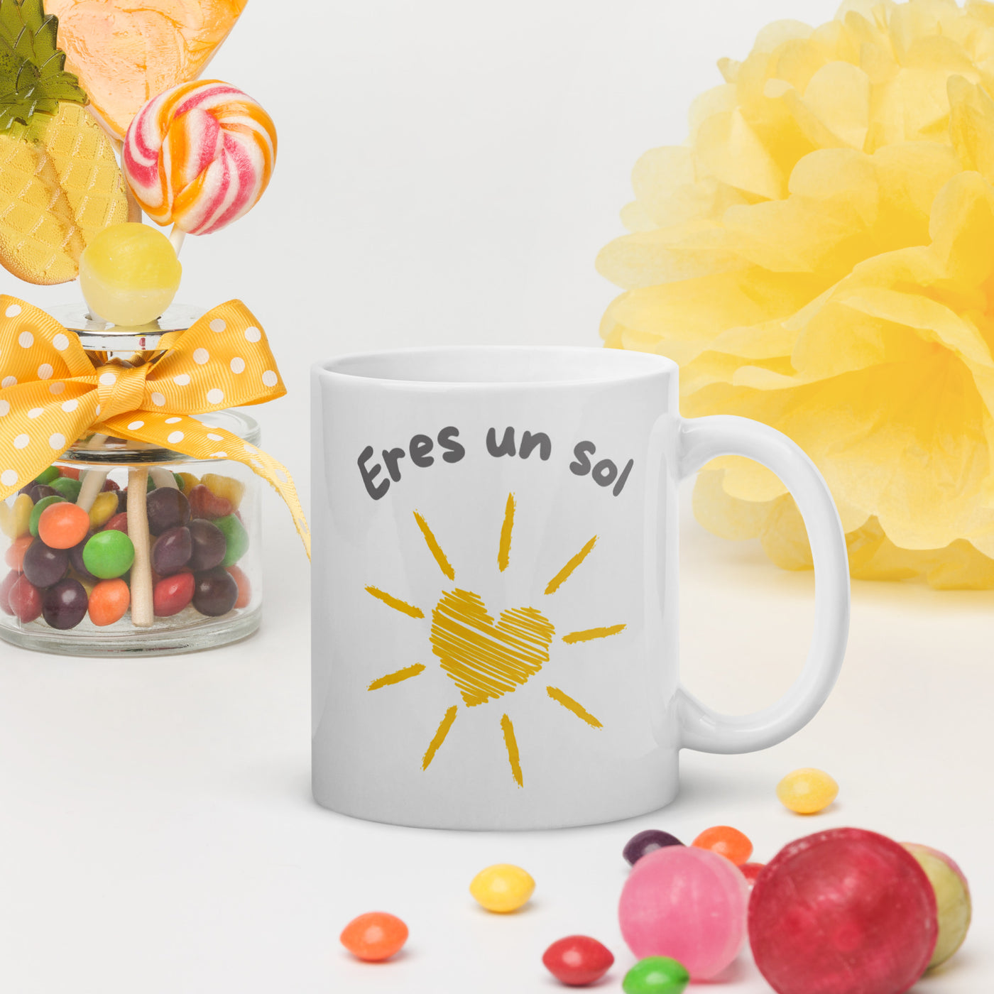 Mug blanc « Tu es un soleil »