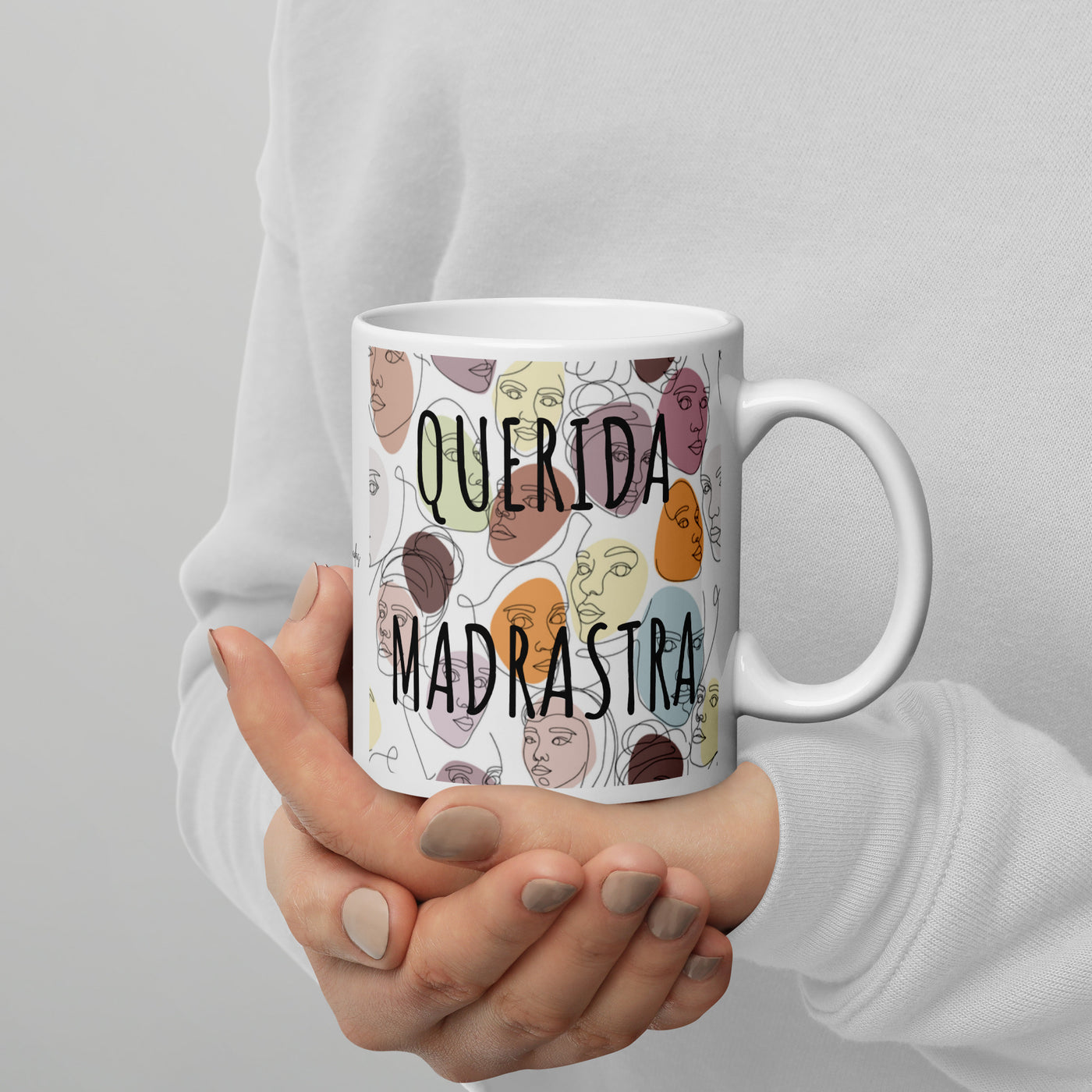 Taza rostros "Querida madrastra"